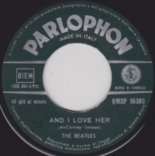 THE BEATLES   AND I LOVE HER /