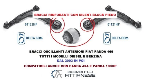 Coppia bracci oscillanti - bracci,