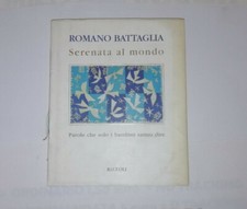 Serenata al mondo. Parole che