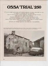 advertising TEST-MOTO OSSA TRIAL 250 1972 MOTOSPAGNOLE TRIAL EPOCA