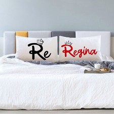 Coppia federe Re e Regina letto matrimoniale Idea Regalo San Valentino?