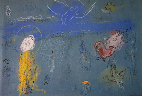 Marc chagall adamo eva - chagall:, e