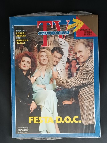 Rivista radiocorriere 1989 - rivista, tv