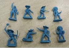 soldatini Weston Toy Set completo Rivoluzione Messicana plastica scala 1:32 cm 6