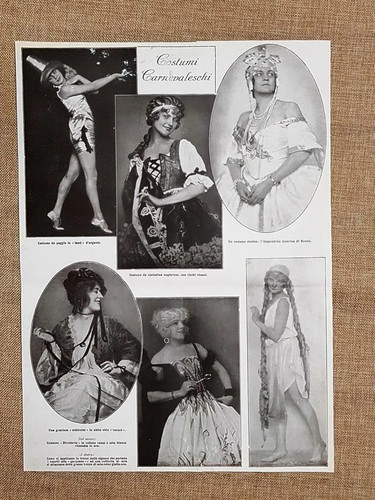 Carnevale 1926 costume - carnevale,