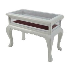 Casa Delle Bambole Bianco Banco Espositivo Tavolo Arredamento Negozio 1:12