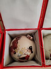 n.3 Palline di vetro artistiche 8 cm diametro collezione Arma dei carabinieri