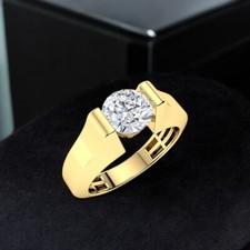 Anello Uomo Oro Giallo 14K
