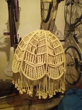 Lampadario Macramé - Anni 70