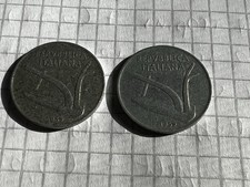 Due monete Da  10 lire, Anno