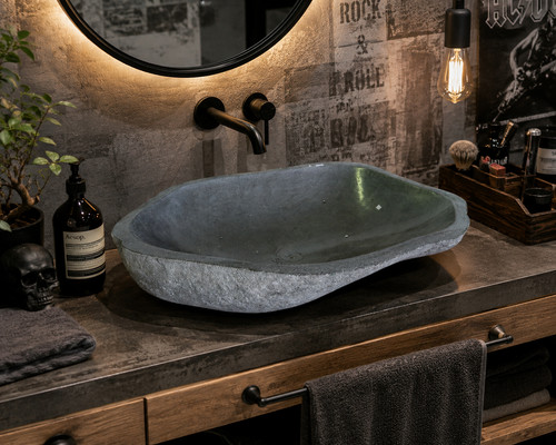 Lavabo pietra fiume - in,