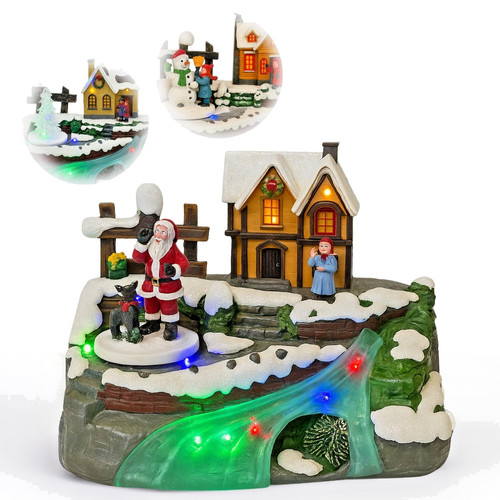 Villaggio natale giostrina - villaggio, di