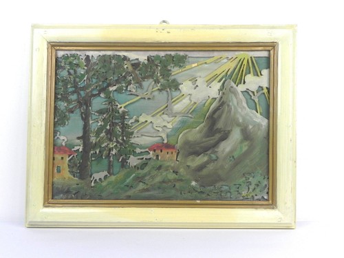 Vecchio quadro realizzato - vecchio,