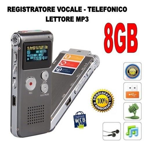 Registratore vocale telefonico - registratore,