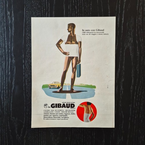 1970 gibaud original ad - gibaud,