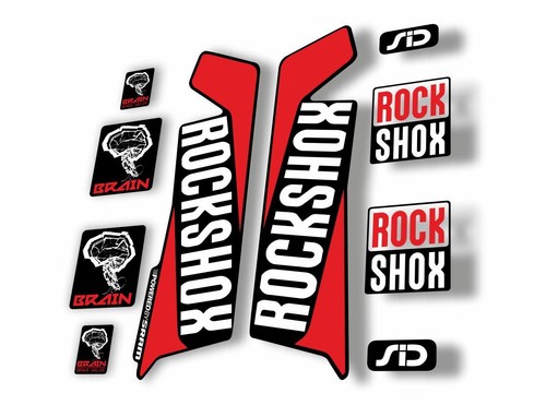 Adesivo decalcomania rock shox - decalcomania,