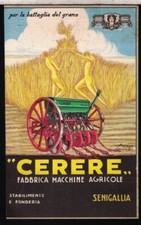 10242 - SENIGALLIA - CERERE - FABBRICA MACCHINE AGRICOLE  -  NON VIAGGIATA -