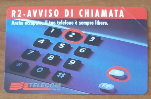 Scheda telefonica avviso di - scheda,