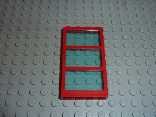Lego red window with trltblue - with,