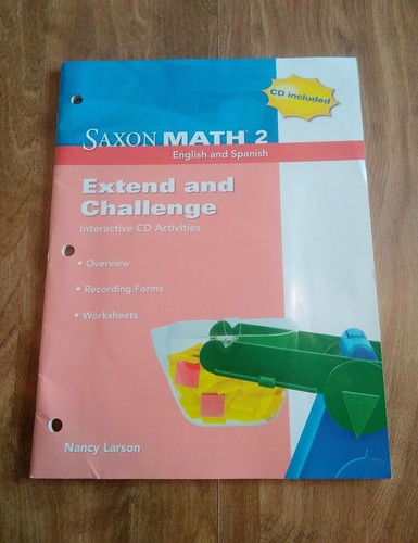 Saxon math extend and - 2,