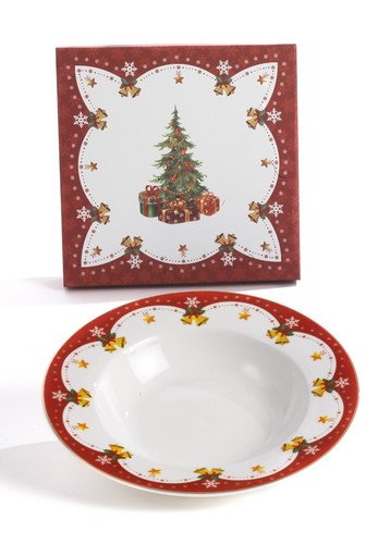 Set piatti fondi con - con, albero