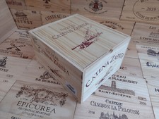 Cassetta porta vino in legno