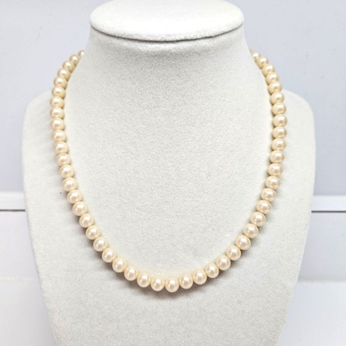 Collana vintage perle vetro - vintage,