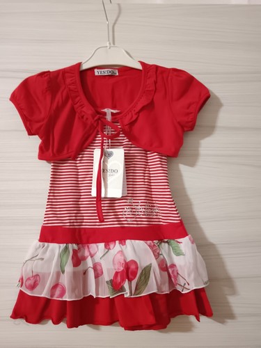 Completo bimba mesi - 30, rosso