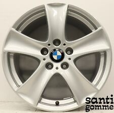 4 CERCHI IN LEGA 8,5 X 18 " BMW X5 e70 ORIGINALI USATI 6770200 SILVER
