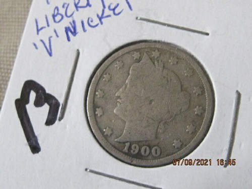 1900 liberty head - 1900, nickels