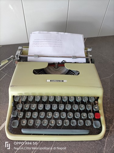 Macchina scrivere olivetti - macchina,