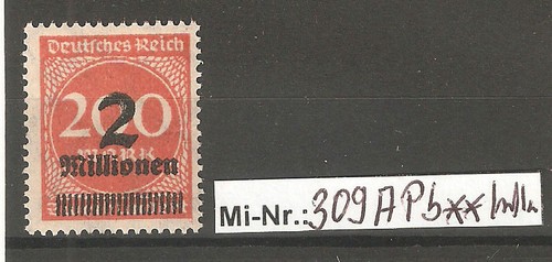 Impero tedesco michel 309 - impero, n.: