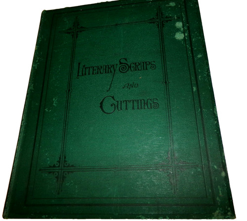 Vintage scrapbook ledger - vintage,
