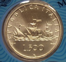 ITALIA REPUBBLICA 1968 500