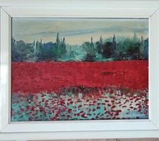 Mario Berrino quadro ad olio paesaggio