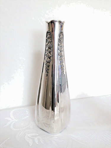 Vaso art nouveau argentato - nouveau,