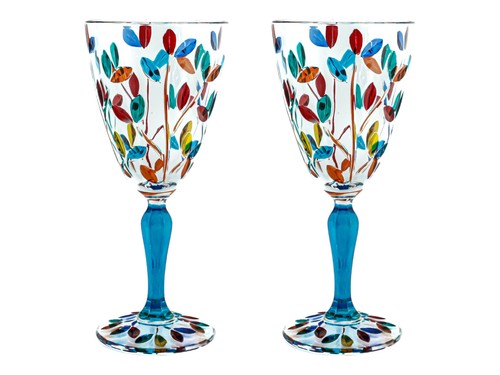 Coppia murano vino occhiali - coppia,