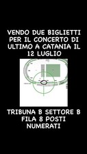 2 Biglietti Concerto ULTIMO