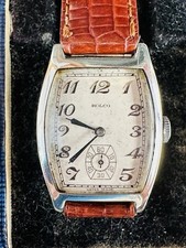 Rolex Rolco 1928, orologio elegante in argento sterling con scatola originale.  revisionato.