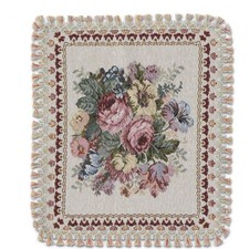 Centrini in gobelin piazzato e frangiato AURORA