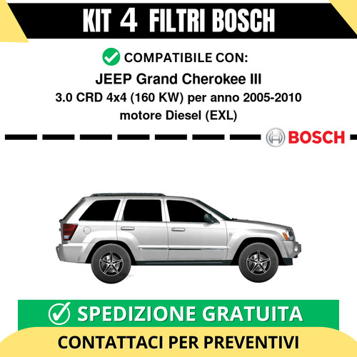 Kit bosch filtri - bosch, tagliando