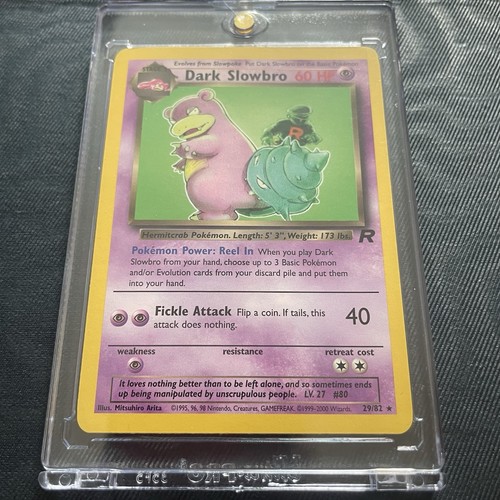 Pokémon dark slowbro - dark, 29/82