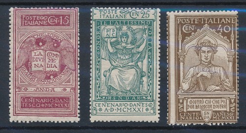1921 italia regno - italia, dante