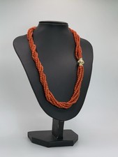Collana Torchon Corallo Rosso