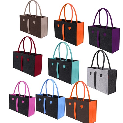 Borsa feltro cestino - borsa,