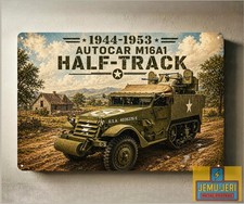 Insegna poster metallo - poster, autocar