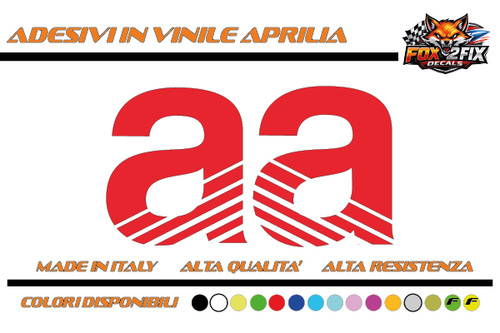 Adesivi moto aprilia coppia - adesivi,