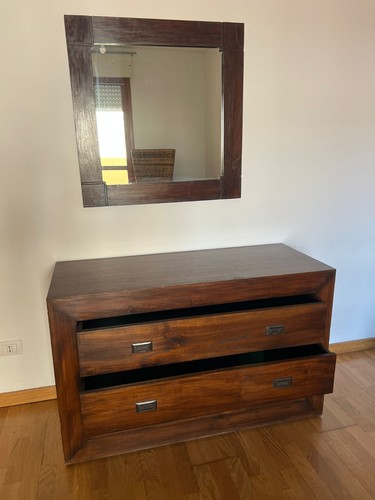 Cassettiera con specchio