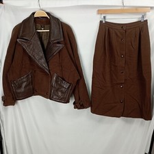 Completo Generico Trussardi Misto Lana/Cashmere Colore Marrone Taglia 42