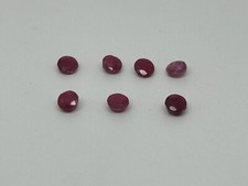 CHIUSURA ATTIVITÀ - Lotto 7 Rubino Tondo Naturale mm. 3,50/3,60 Totale ct. 1,73